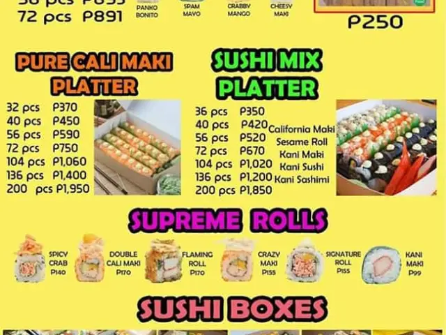 Kanzen Sushi Roll Food Photo 1