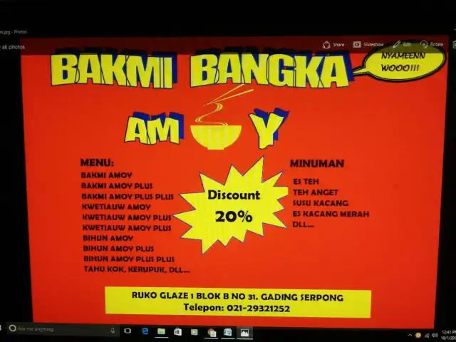 Gambar Makanan Bakmi Bangka Amoy 7