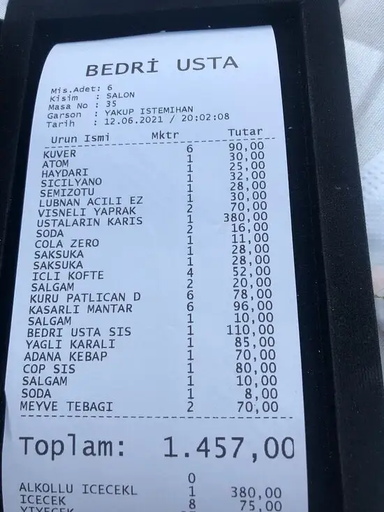 Bedri Usta'nin yemek ve ambiyans fotoğrafları 28