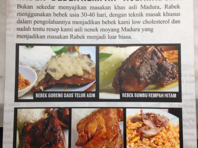 Gambar Makanan Bebek Rempah Asli Madura 1