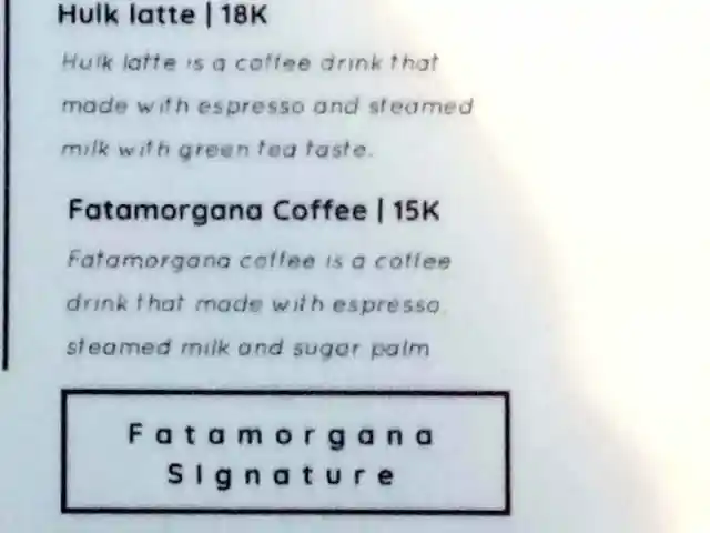 Gambar Makanan Fatamorgana Coffee House 2