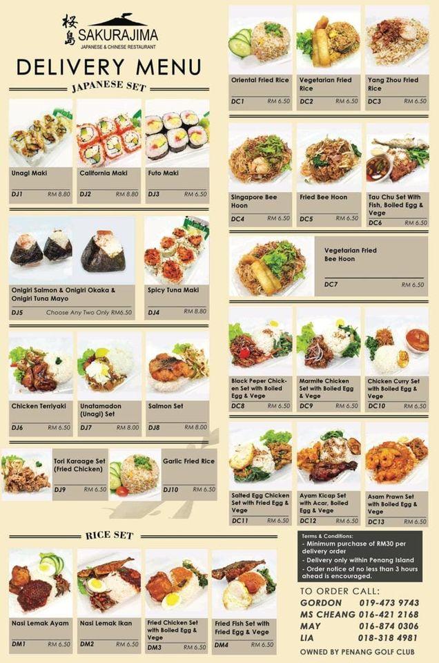 Penang Golf Club menu and price 20222023 YummyAdvisor