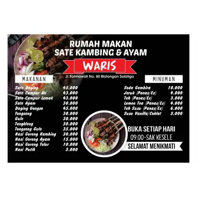 Rumah Makan Sate Kambing & Sate Ayam Waris