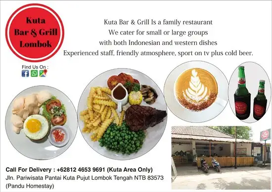 Gambar Makanan Kuta Bar & Grill Lombok 2