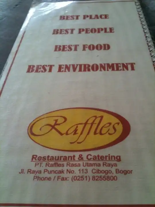 Gambar Makanan Raffles Restaurant Puncak 6