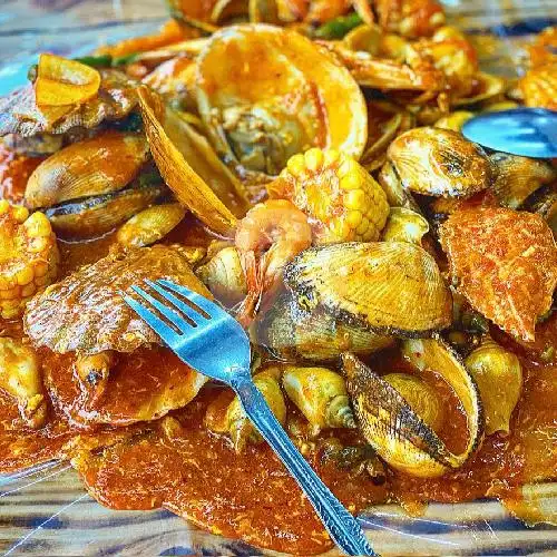 Gambar Makanan Seafood Bersepah, Grand Niaga Mas 2