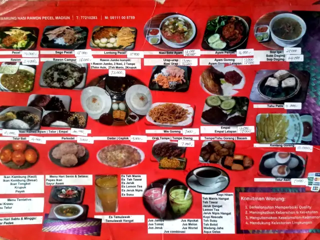 Gambar Makanan Warung Nasi Rawon & Pecel Madiun 1