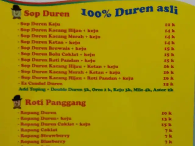 Gambar Makanan Sop Duren dan Roppang Oppa 2