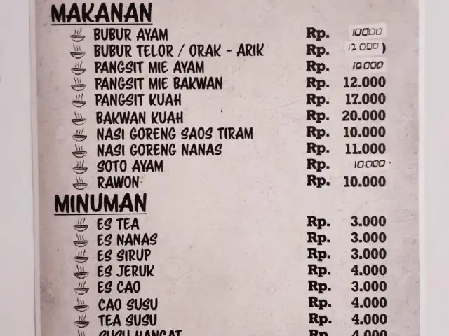 Gambar Makanan Bubur Ayam Mbak Sor 1