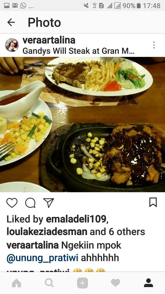 Gambar Makanan Pronto Premium Steak & Pasta 9