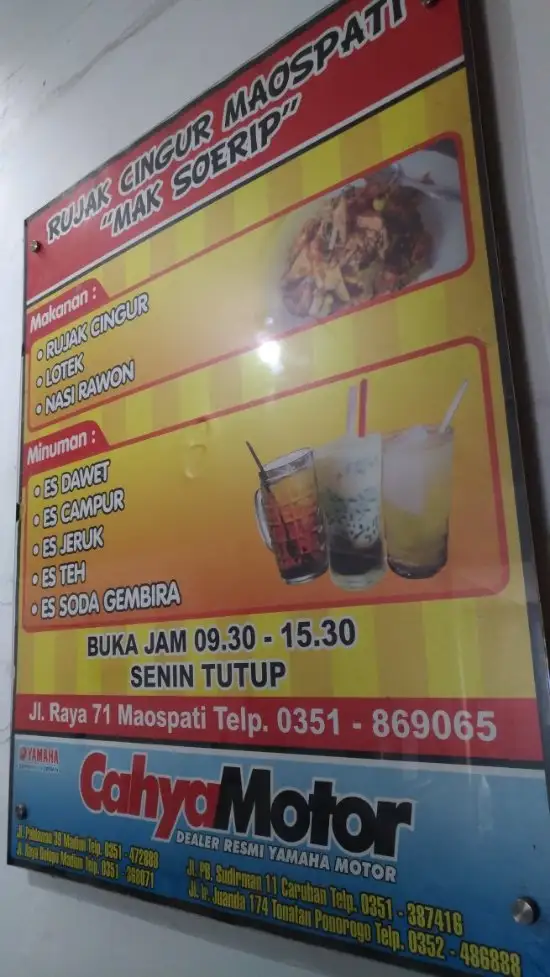 Gambar Makanan Rujak Cingur Maospati Mak Soerip 5