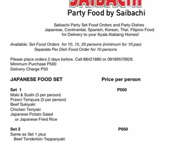 Saibachi Food Photo 1