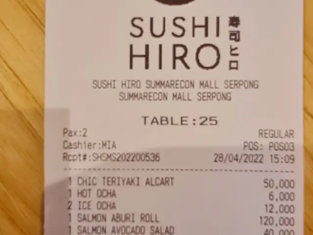 Gambar Makanan Sushi Hiro 6