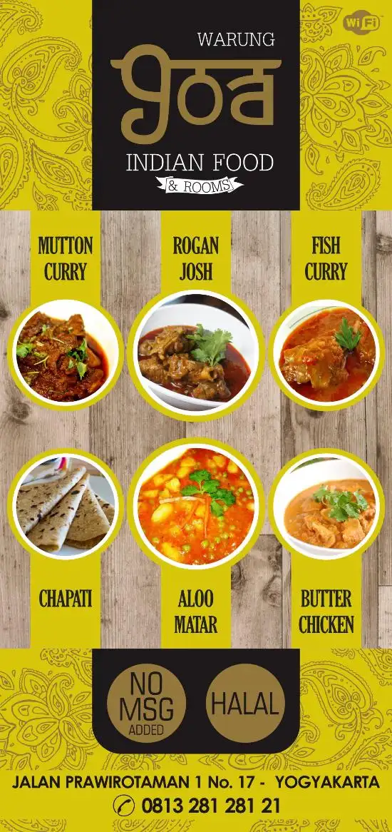 Gambar Makanan Warung GOA Indian Food & Rooms 6