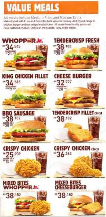 Gambar Makanan Burger King Kuningan city 6