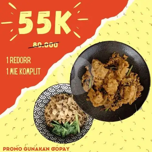 Gambar Makanan Mie Redho Mie Ayam Bakso Pangsit Yamin, Pemuda 13