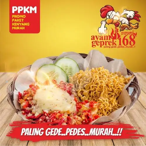 Gambar Makanan Ayam Geprek 168, Kreo Selatan 7