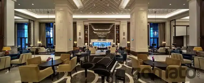 The Grand Lobby - Hilton İstanbul Bomonti Hotel & Conference Center'nin yemek ve ambiyans fotoğrafları 4