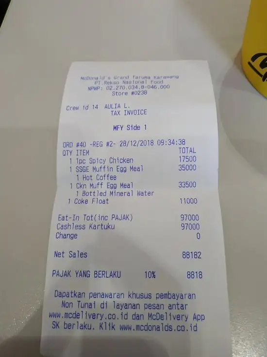 Gambar Makanan McDonald's - Grand Taruma 5