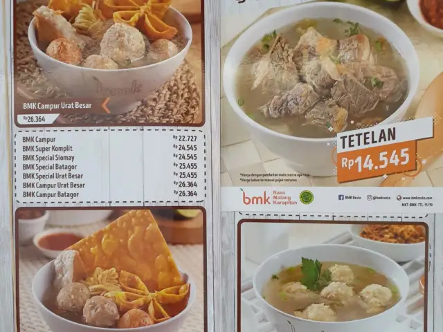 Gambar Makanan BMK (Baso Malang Karapitan) 2