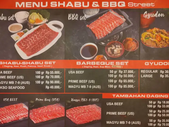 Gambar Makanan Shabu & BBQ Street 1