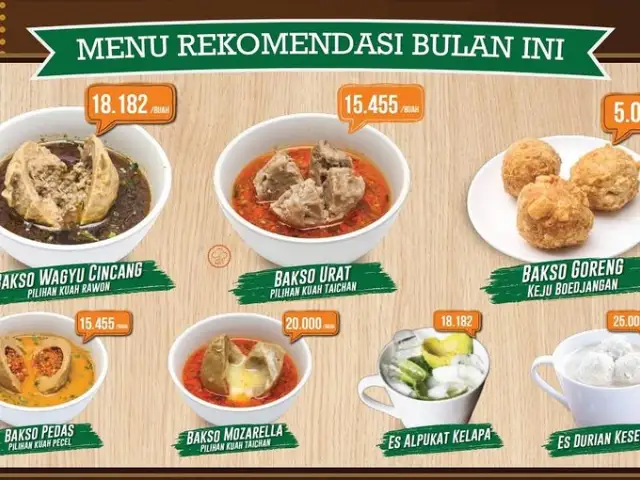 Gambar Makanan Bakso Boedjangan MT Haryono Semarang 1