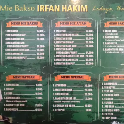Mie Bakso Irfan Hakim