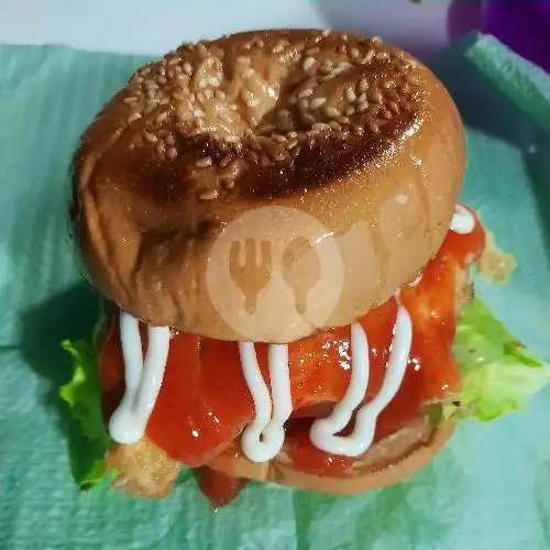 Gambar Makanan Burger Wak Ina, UMSU Muchtar Basri 6