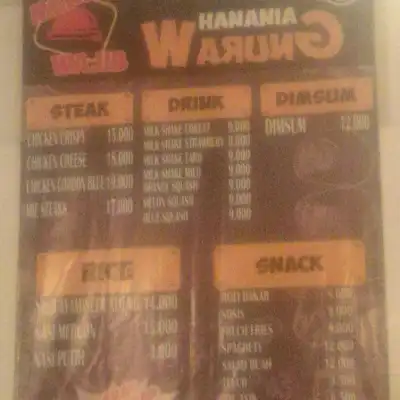 Hanania - Warung Steak & Dimsum