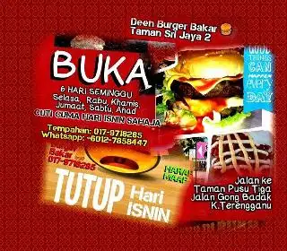 Deen Burger Bakar Taman Sri Jaya 2 Ditutup
