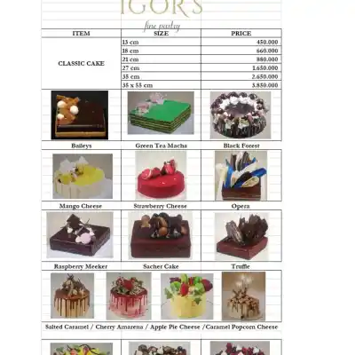 Igor's Pastry