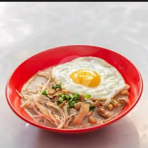 Gambar Makanan Bubur Ayam Mangkok Merah, Kaliurang 8