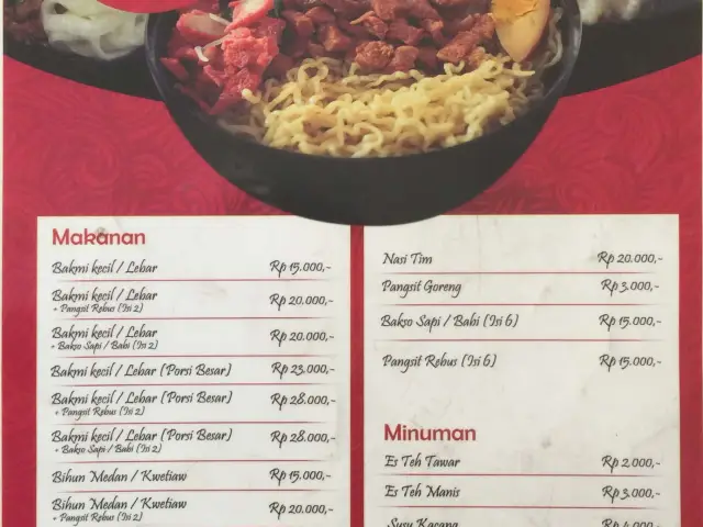 Gambar Makanan Bakmi Medan 1