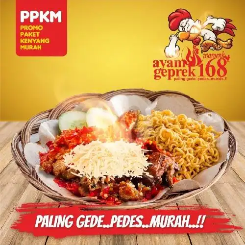 Gambar Makanan Ayam Geprek 168, Kreo Selatan 14