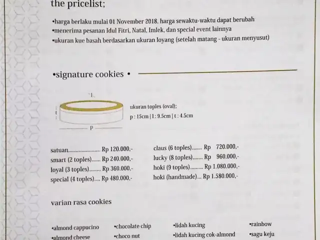 Gambar Makanan Nata Cakes & Cookies 1