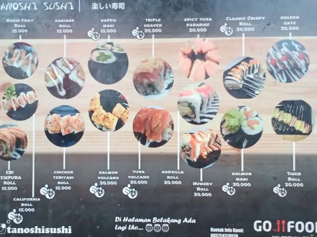Gambar Makanan Tanoshi Sushi 1