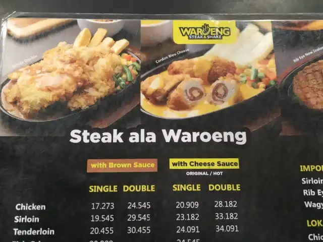 Waroeng steak and shake. Jl. Wirobrajan, jogja