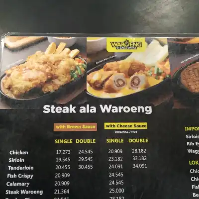 Waroeng steak and shake. Jl. Wirobrajan, jogja