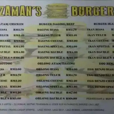 Zaman's Burger Sempoi