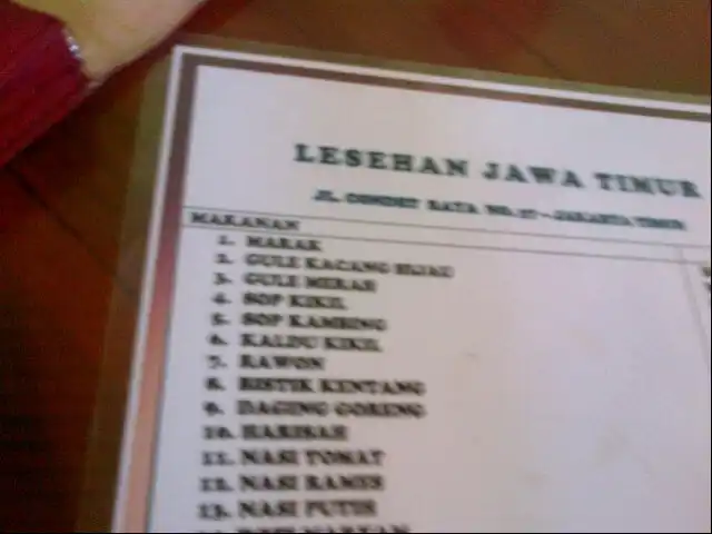 Gambar Makanan Lesehan Jawa Timur 3