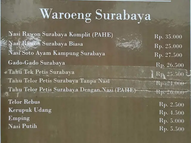 Waroeng Surabaya