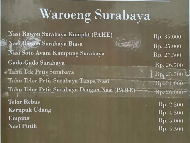 Gambar Makanan Waroeng Surabaya 1