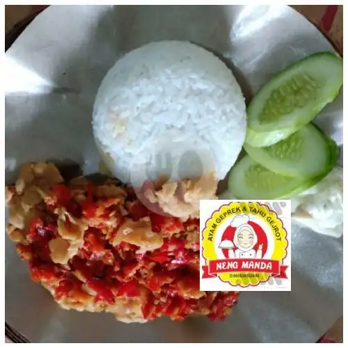 Gambar Makanan Ayam Geprek & Tahu Gejrot Neng Manda, Lebak Bulus 3