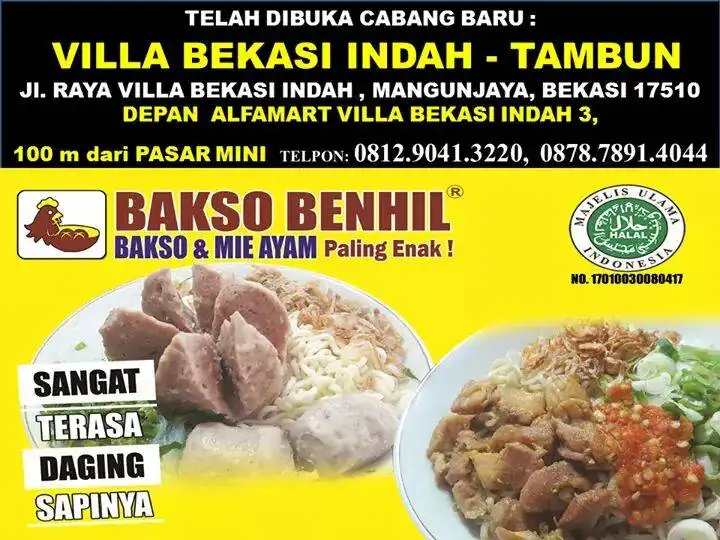 Bakso Mie Ayam Benhil dan Aneka Juice