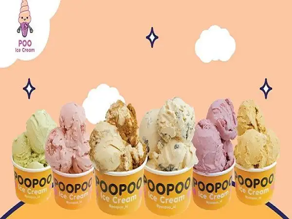Poo Ice Cream, Yummykitchen Kelapa Gading