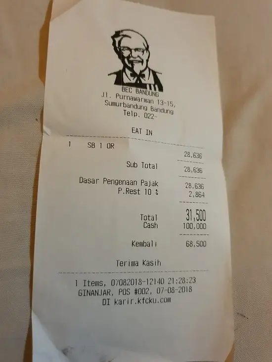 Gambar Makanan KFC - BEC 9