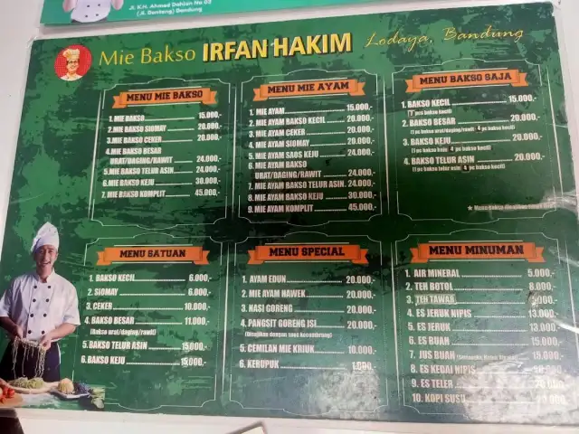 Gambar Makanan Bakso Irfan Hakim 1