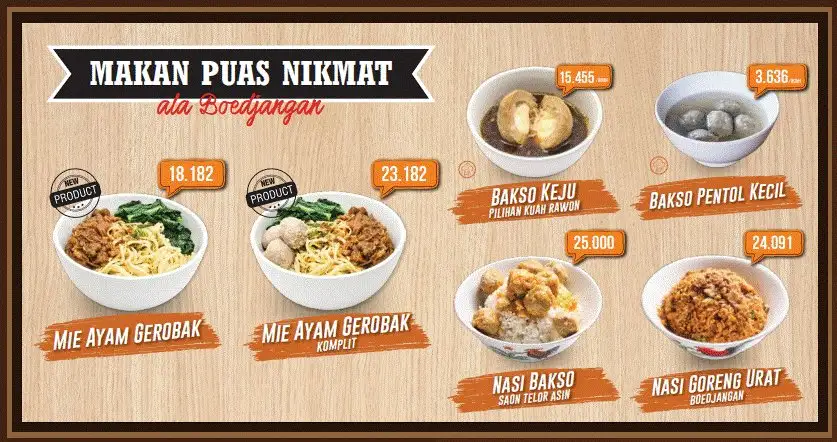 Gambar Makanan Bakso Boedjangan MT Haryono Semarang 4