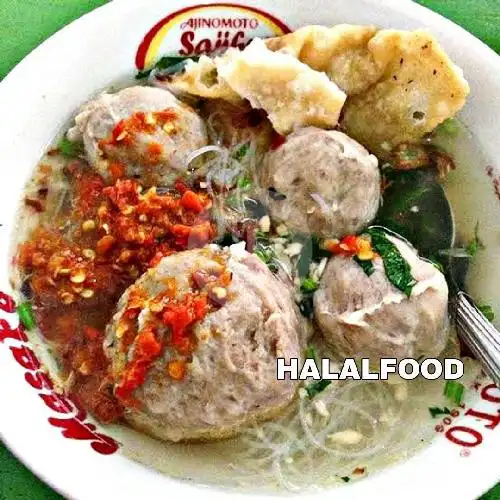 Gambar Makanan HalalFood Bakso & Mie Ayam Aura, Peguyangan 7
