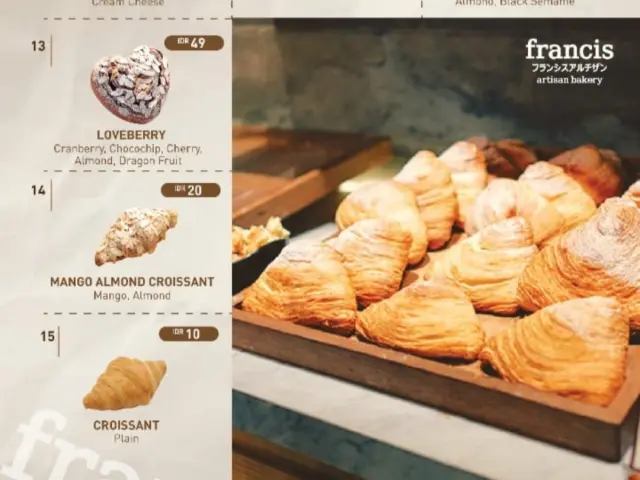 Gambar Makanan Francis Artisan Bakery 6